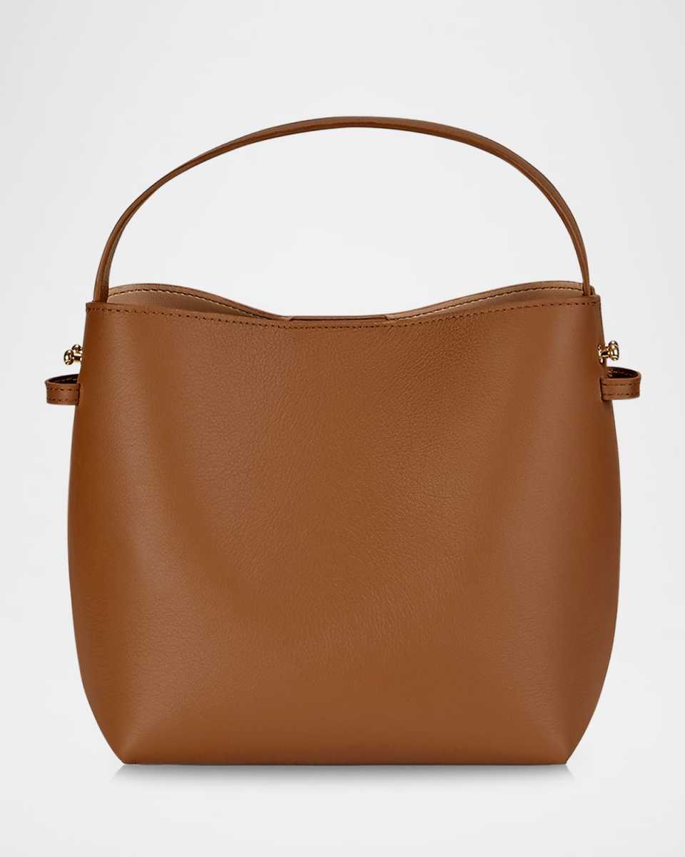 Selena Leather Bucket Bag